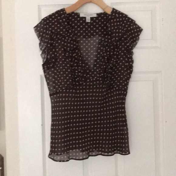 Brown silk blouse - Picture 1 of 1